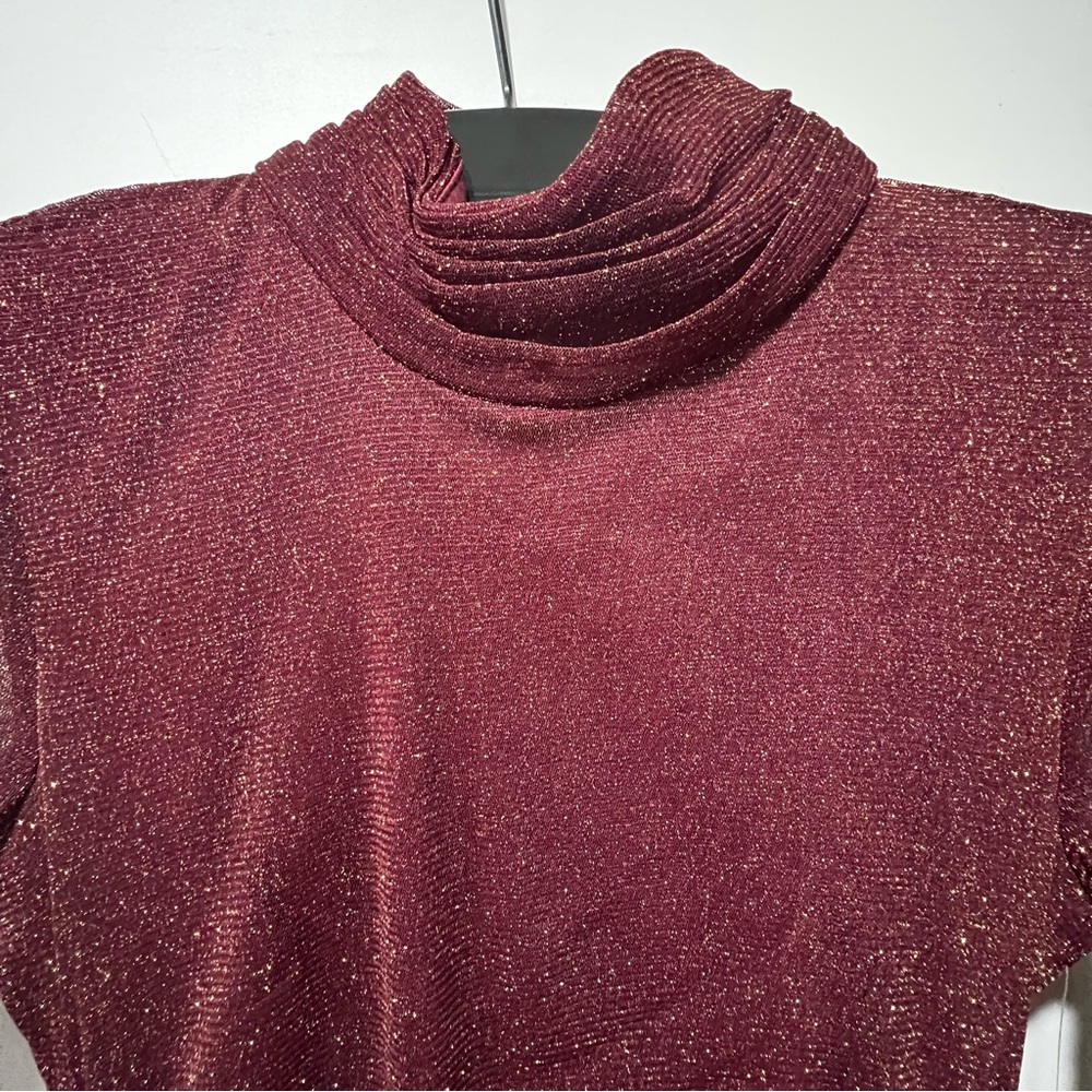 ELIZA J Ruched Shimmer Bodycon - Picture 8 of 12